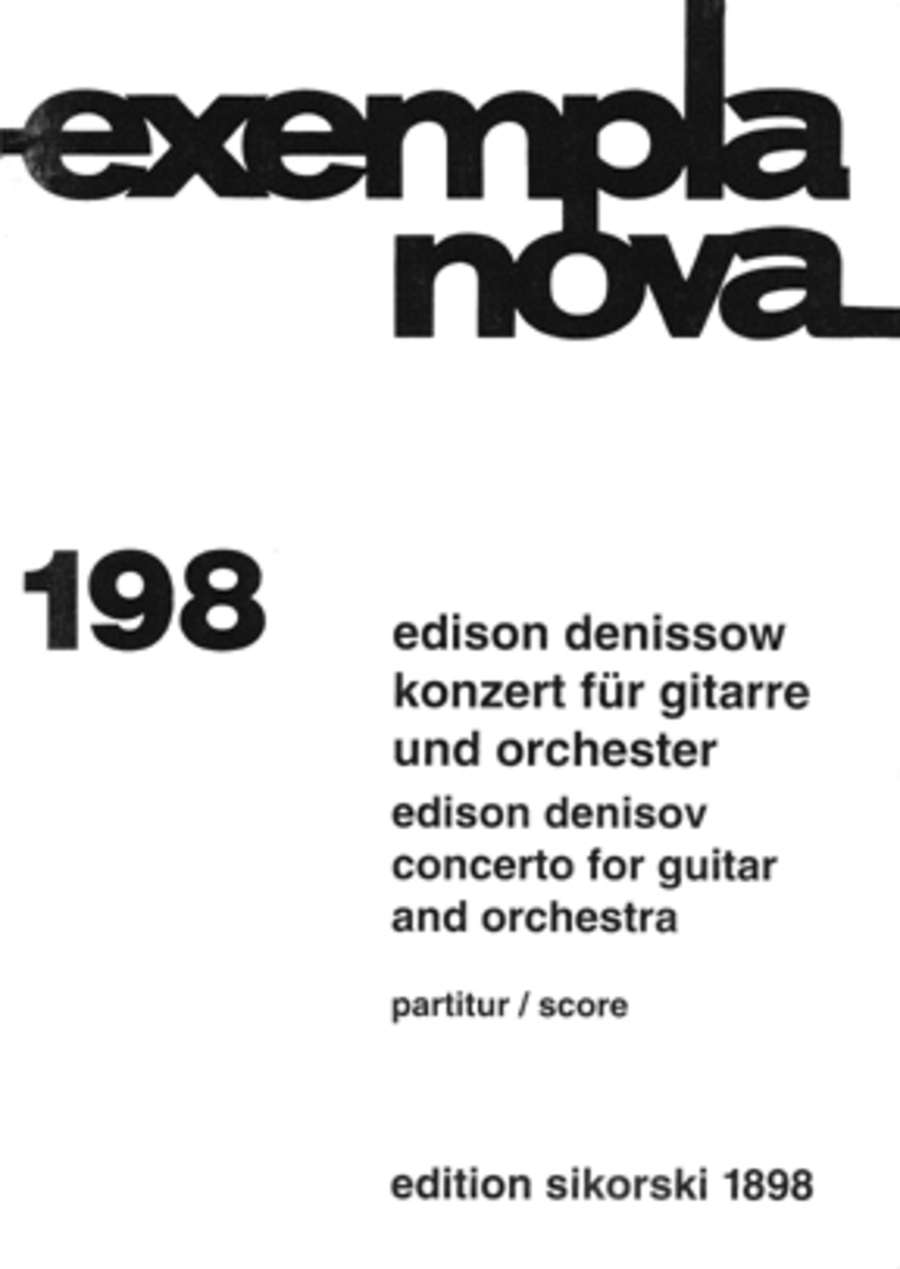 Concerto for Guitar and Orchestra Orchestra scores gallery preview page 1