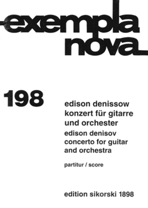 Book cover for Concerto for Guitar and Orchestra