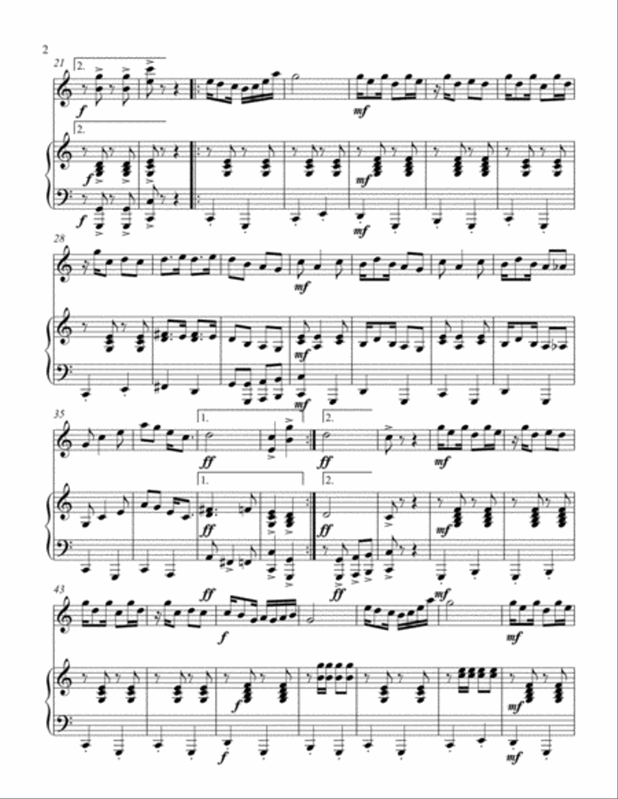 Blackville Society Violin Solo scores gallery preview page 2