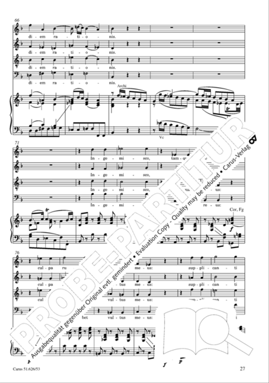 Requiem 4-Part scores gallery preview page 34