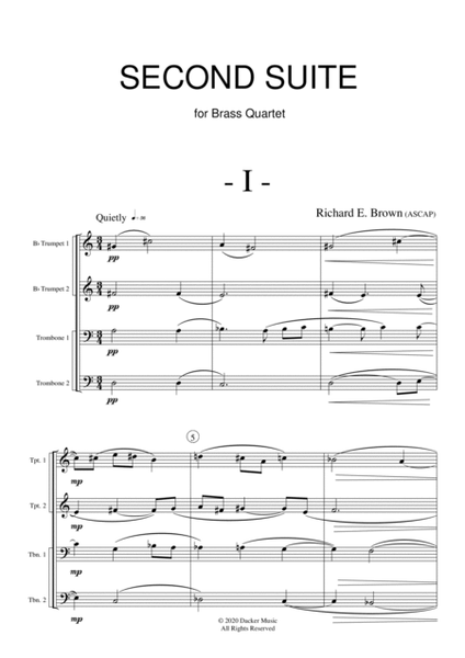 Second Suite for Brass Quartet image number null