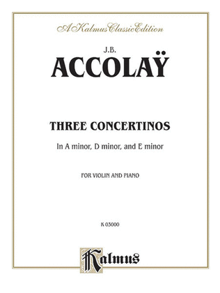 Book cover for Three Concertinos