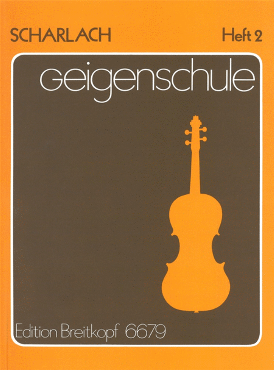 Geigenschule by Fritz Scharlach Violin Solo - Sheet Music