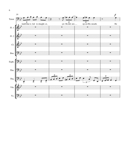 The Teachings of Jesus - for tenor solo and orchestra - Part 1 of 2 (piano version and individ. part