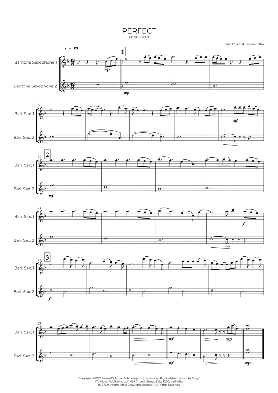 Perfect Perfect Woodwind Duet scores gallery preview page 1