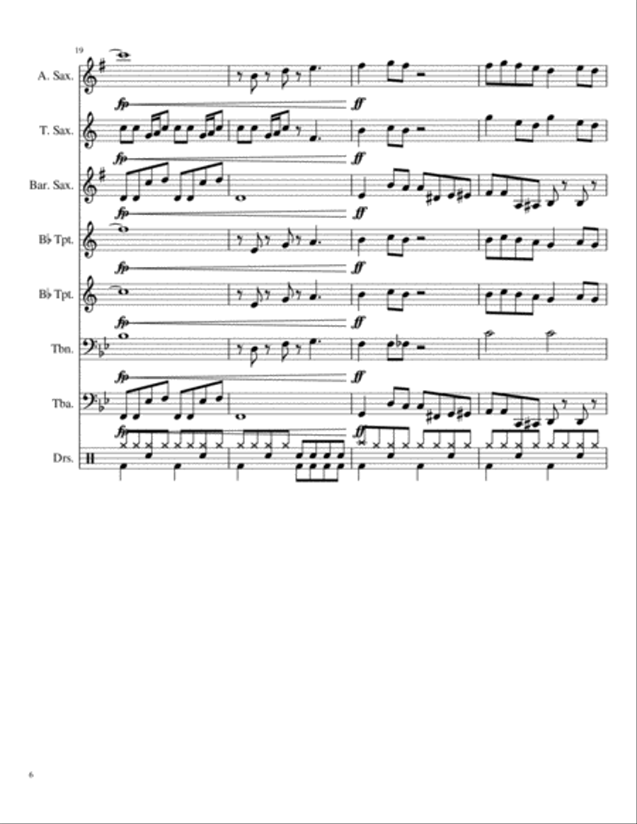 September Large Ensemble scores gallery preview page 6