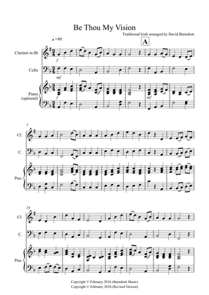 Be Thou My Vision for Clarinet and Cello Duet