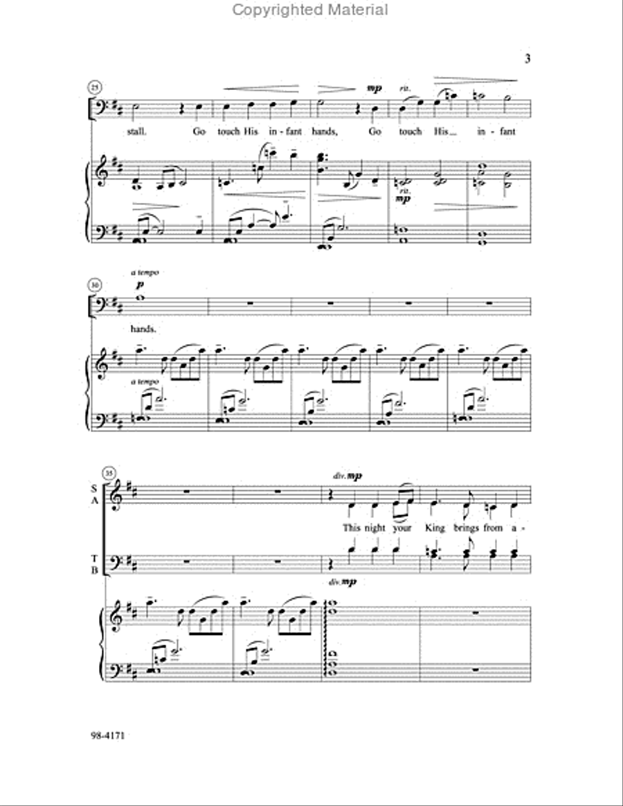 From Shepherding of Stars 4-Part scores gallery preview page 3