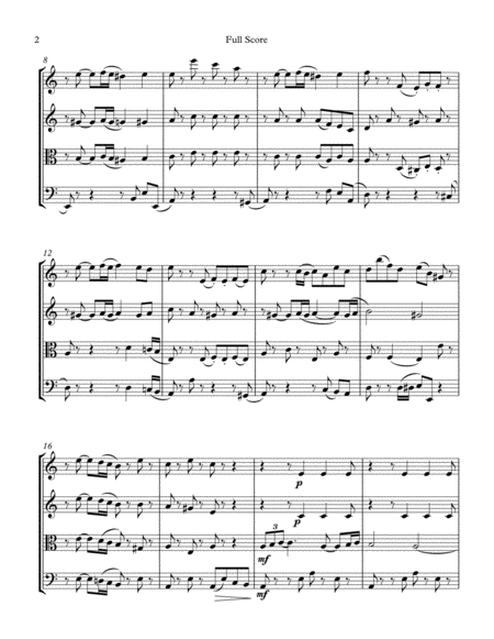 La Cumparsita (String Quartet) image number null