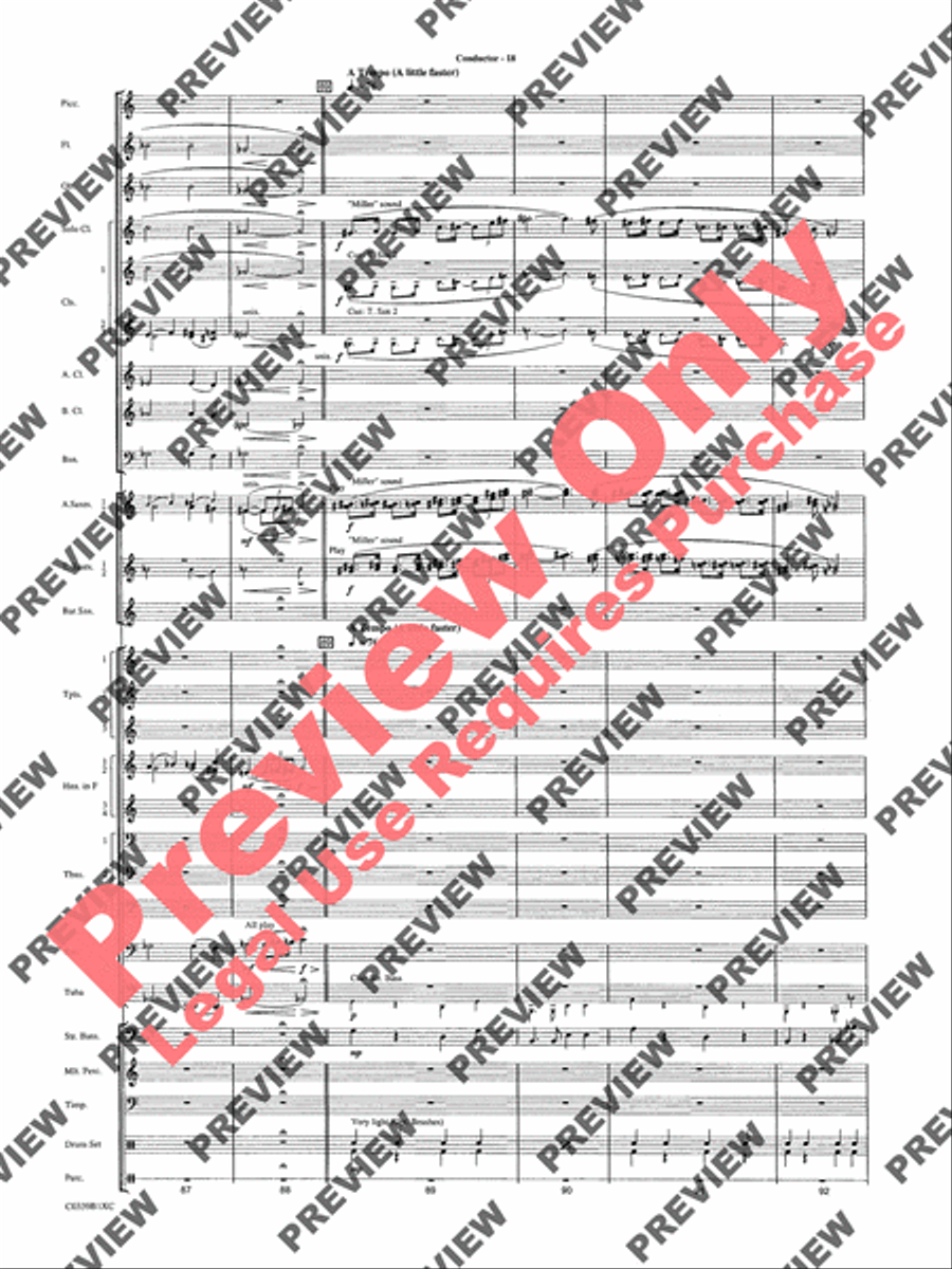 In the Miller Mood Concert Band scores gallery preview page 21