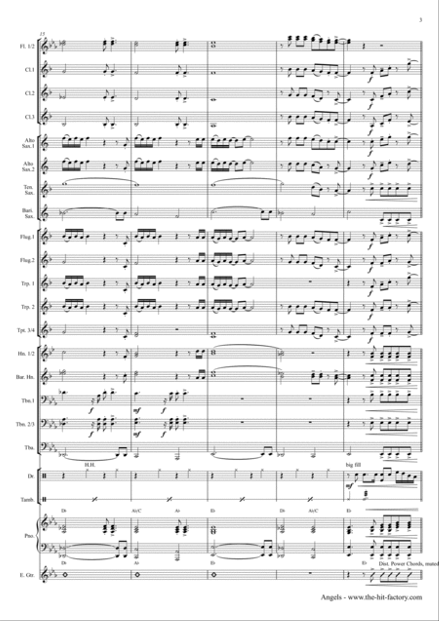 Angels Concert Band scores gallery preview page 3