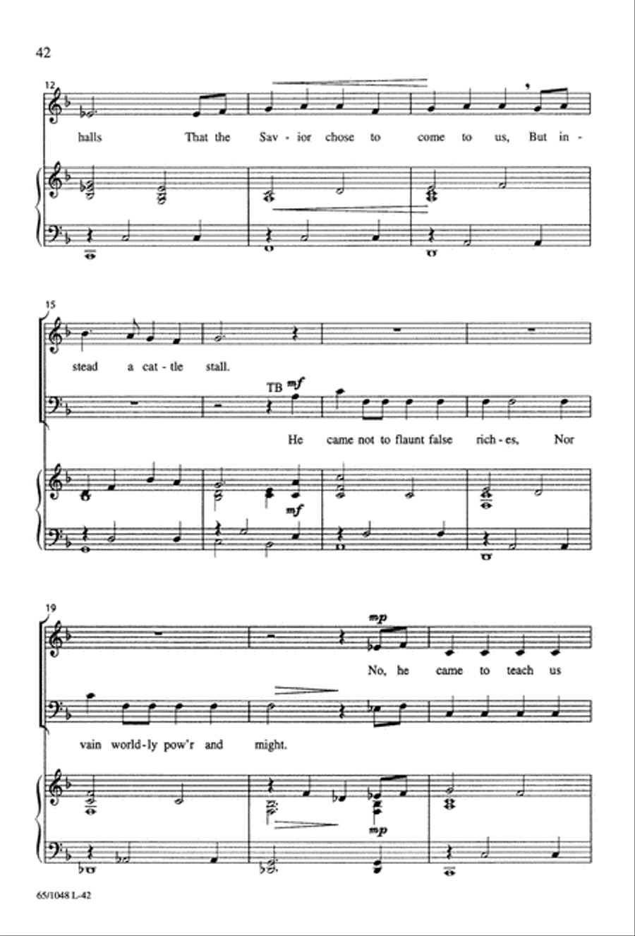 The Light of the World The Light of the World 4-Part scores gallery preview page 44