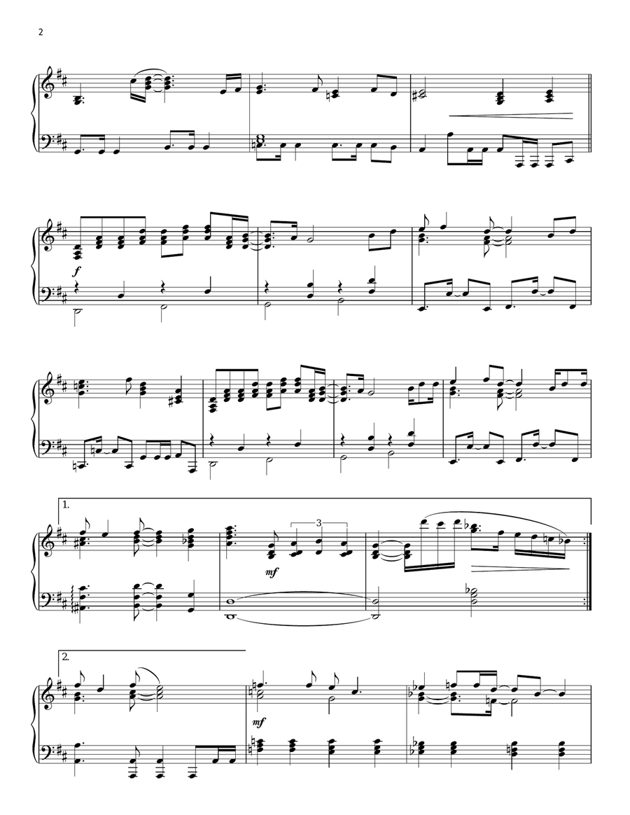 Up Where We Belong Piano Solo scores gallery preview page 2