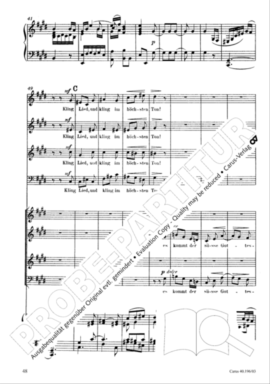 Die Geburt Christi SSA scores gallery preview page 49