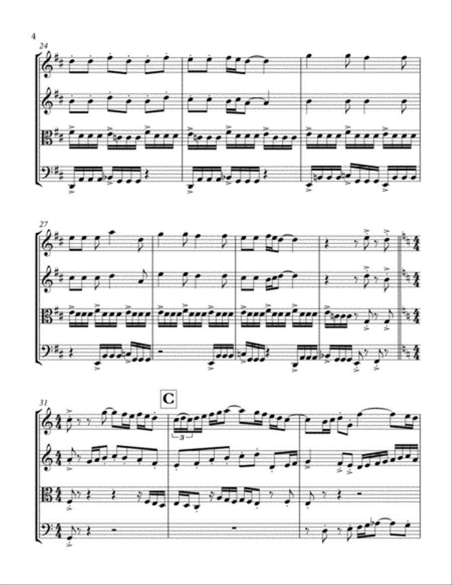May May String Quartet scores gallery preview page 5