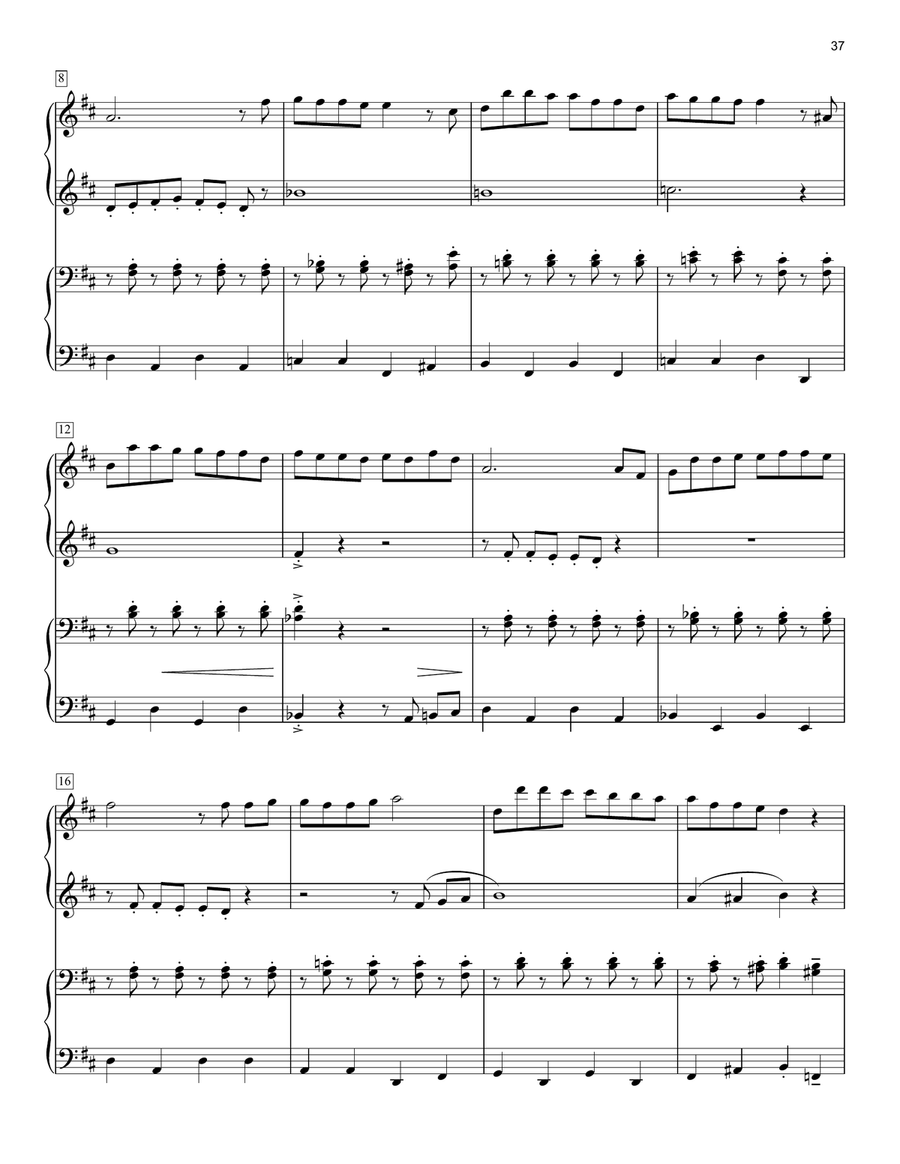 Remember Me (Ernesto de la Cruz) (from Coco) Piano Duet scores gallery preview page 2