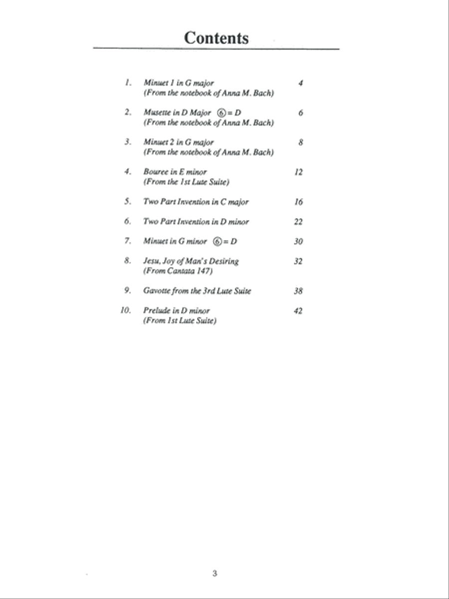 J. S. Bach in Tablature Acoustic Guitar scores gallery preview page 5