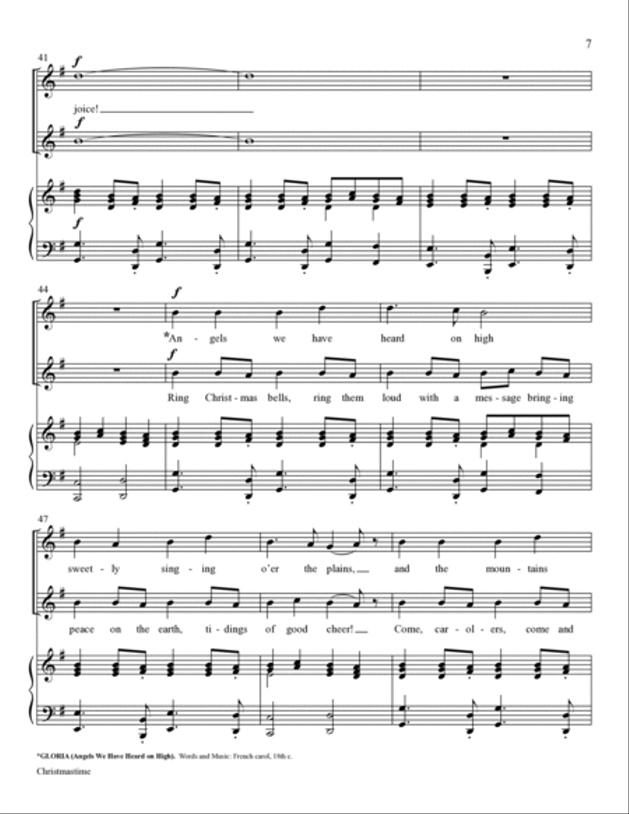 Christmastime Children's Choir scores gallery preview page 7