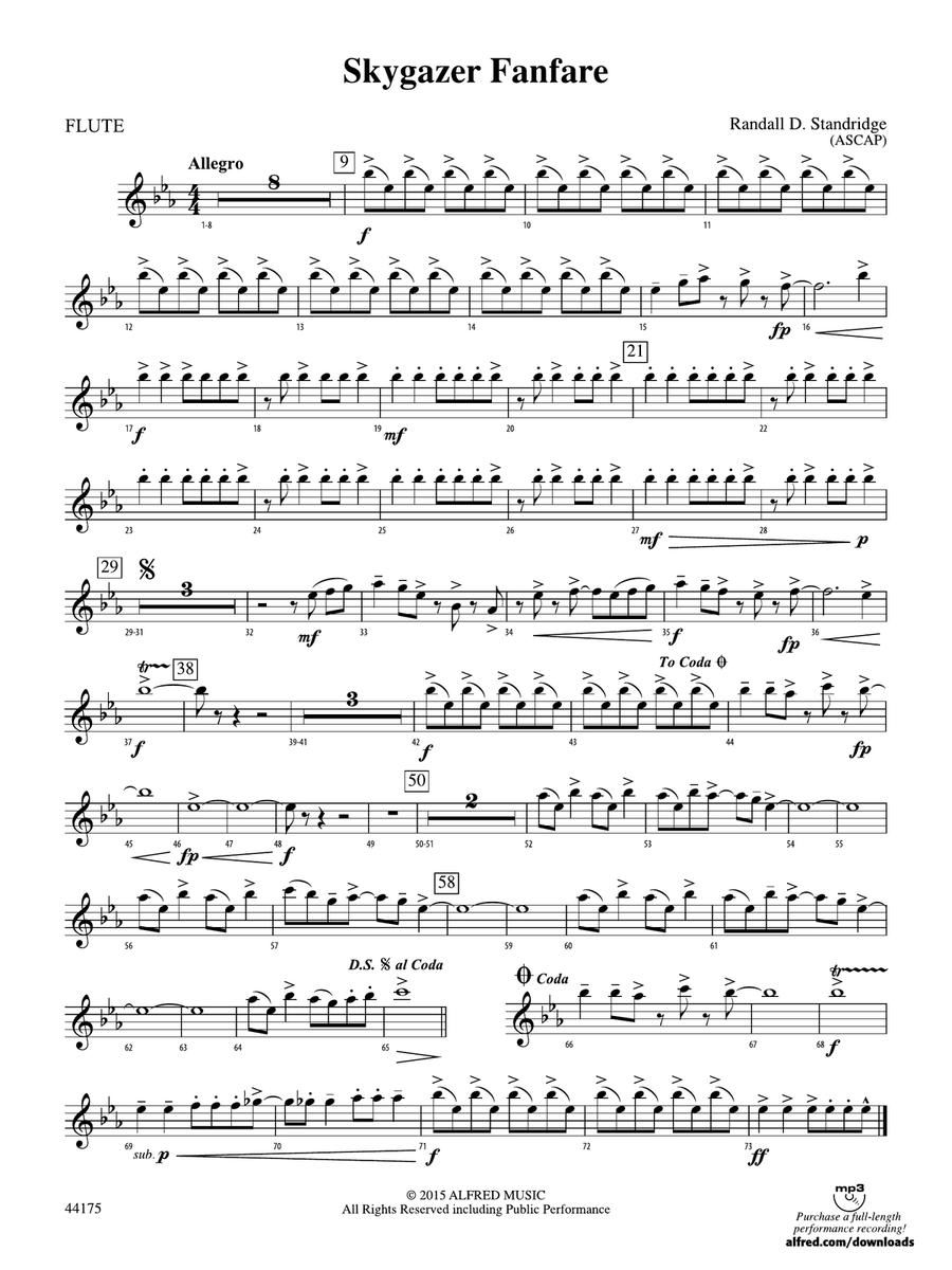 Skygazer Fanfare: Flute