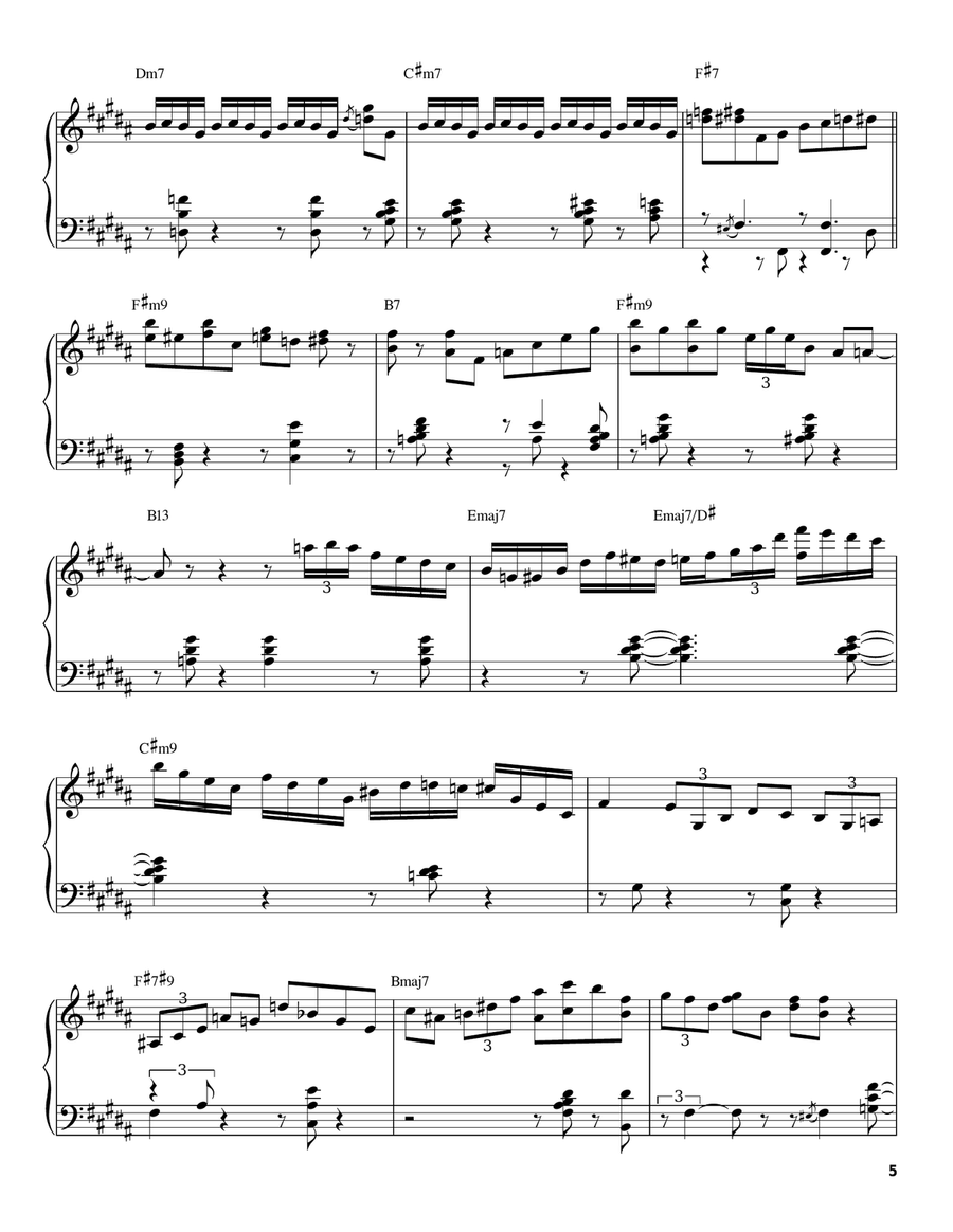 On A Clear Day (You Can See Forever) Piano scores gallery preview page 5