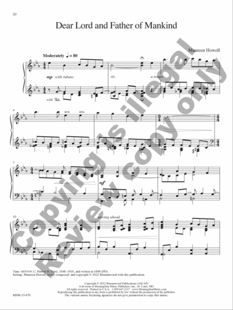 I Sing the Mighty Power of God Piano Solo scores gallery preview page 10