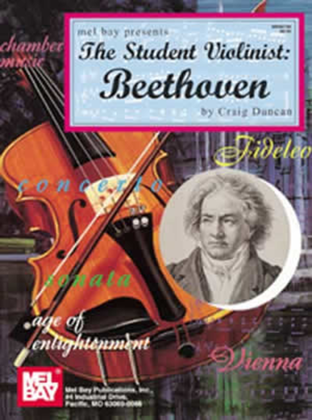 Book cover for The Student Violinist: Beethoven
