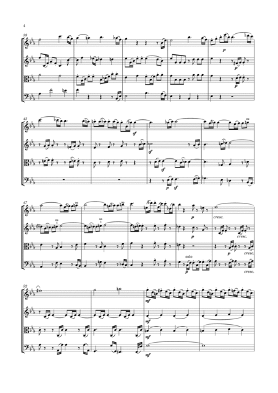 Haydn - String Quartet in E flat major, Hob.III:38 ; Op.33 No.2 · 