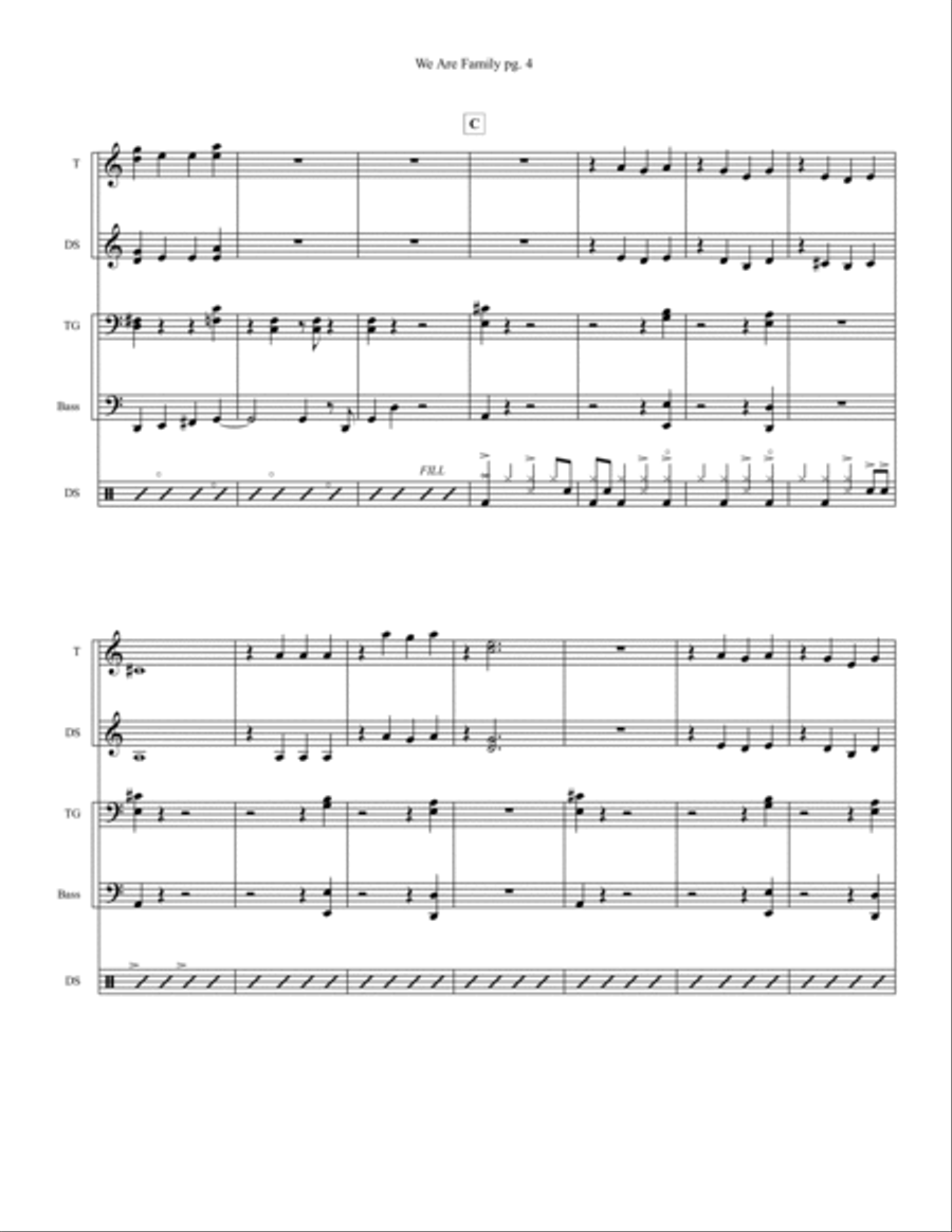 We Are Family We Are Family Steel Drum Band scores gallery preview page 4