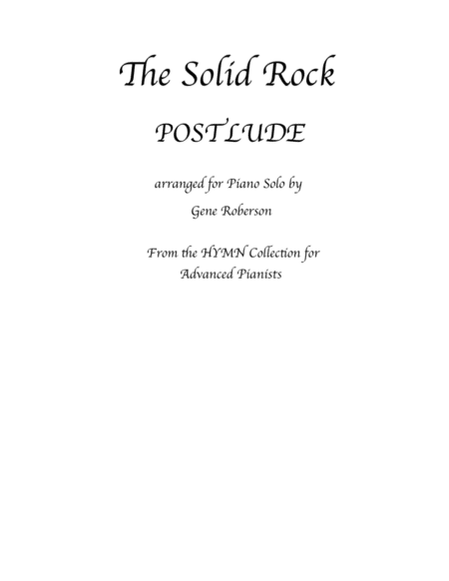 The Solid Rock Advanced Piano (Hymn Collection)