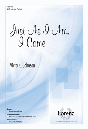 Book cover for Just As I Am, I Come