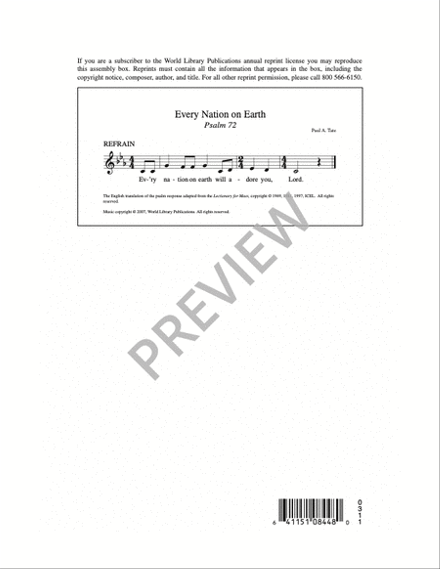 Every Nation on Earth Ps 72 Epiphany scores gallery preview page 7