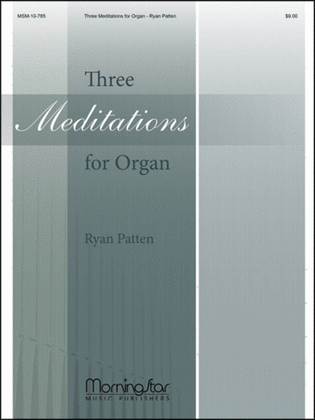 Book cover for Three Meditations for Organ