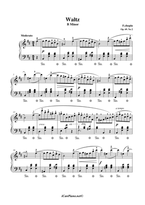 Chopin Waltz Op. 69 No. 2 in B Minor