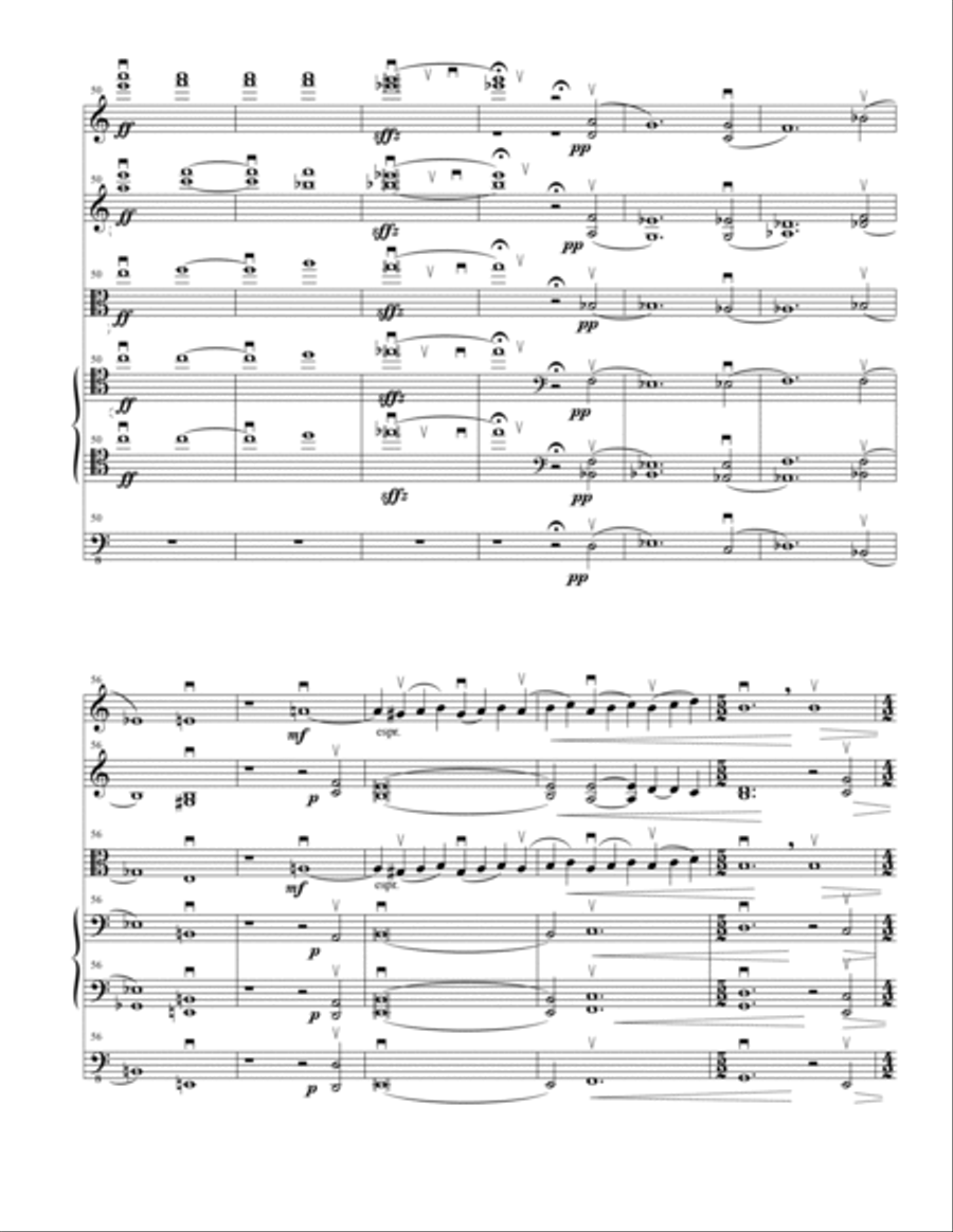 Adagio for Strings Chamber Music scores gallery preview page 6