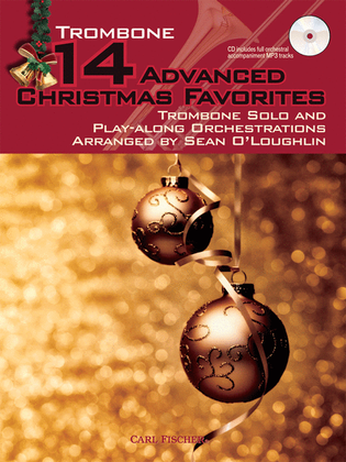 Book cover for 14 Advanced Christmas Favorites