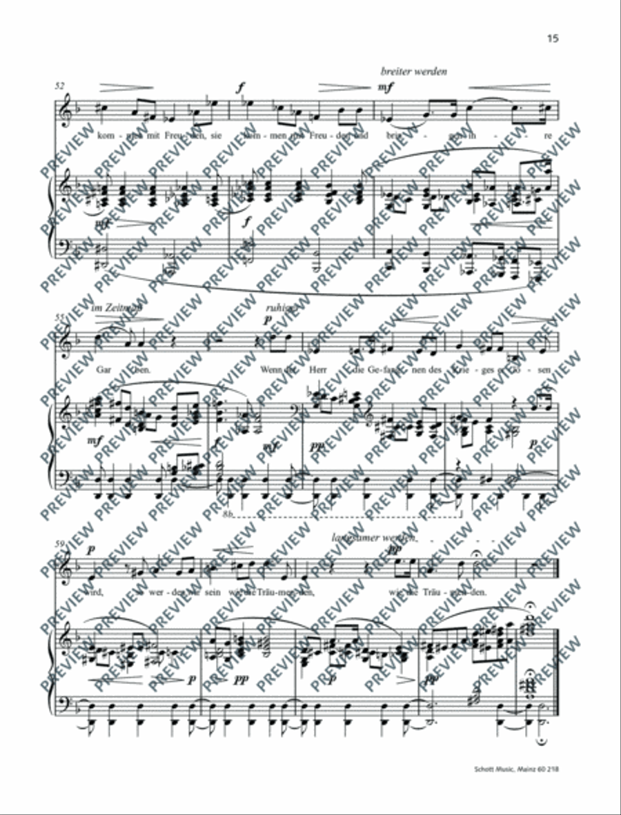 Zwei Geistliche Lieder Voice scores gallery preview page 16