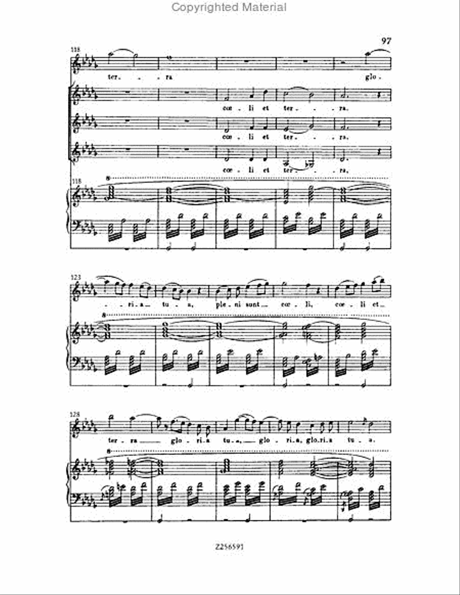 Grande Messe du Morts, H 75 Choir scores gallery preview page 97