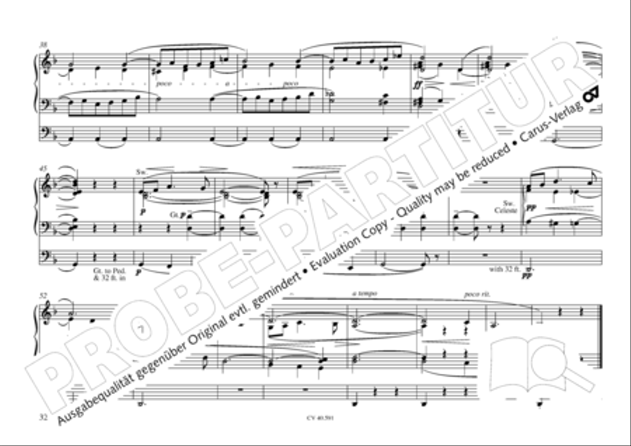 Free Organ Music from the Romantic Period, Vol. III (Freie Orgelmusik der Romantik, Band III) Organ scores gallery preview page 33