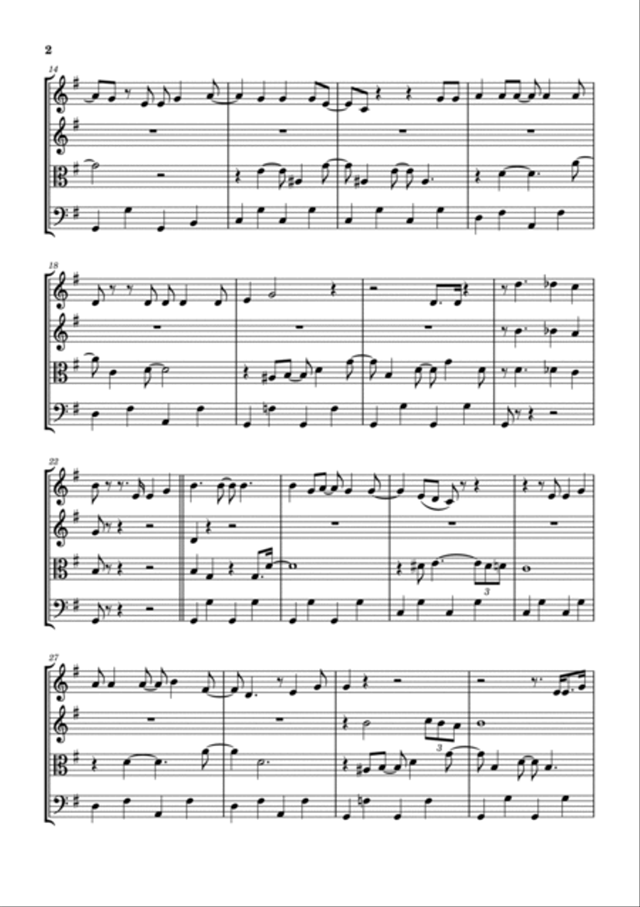 2nd Opinions 2nd Opinions String Quartet scores gallery preview page 3