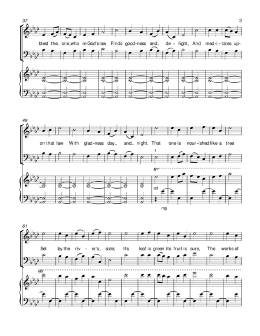 That One Is Blest Choir scores gallery preview page 3