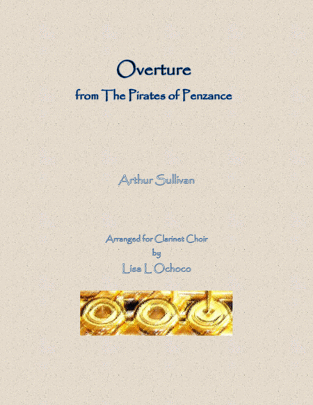 Overture from The Pirates of Penzance for Clarinet Choir image number null