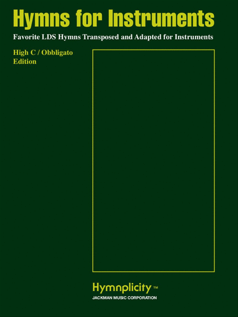 Hymns for Instruments - High C / Obbligato Collection / Songbook scores gallery preview page 1