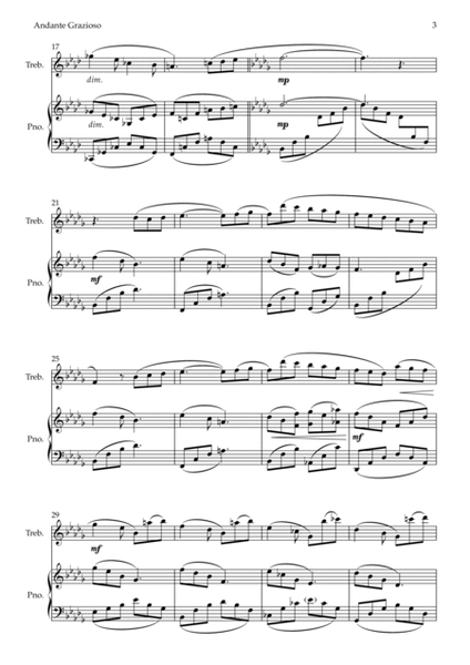 Andante Grazioso (recorder & piano) image number null
