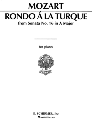 Book cover for Rondo à la Turque (from Sonata in A Major K331)