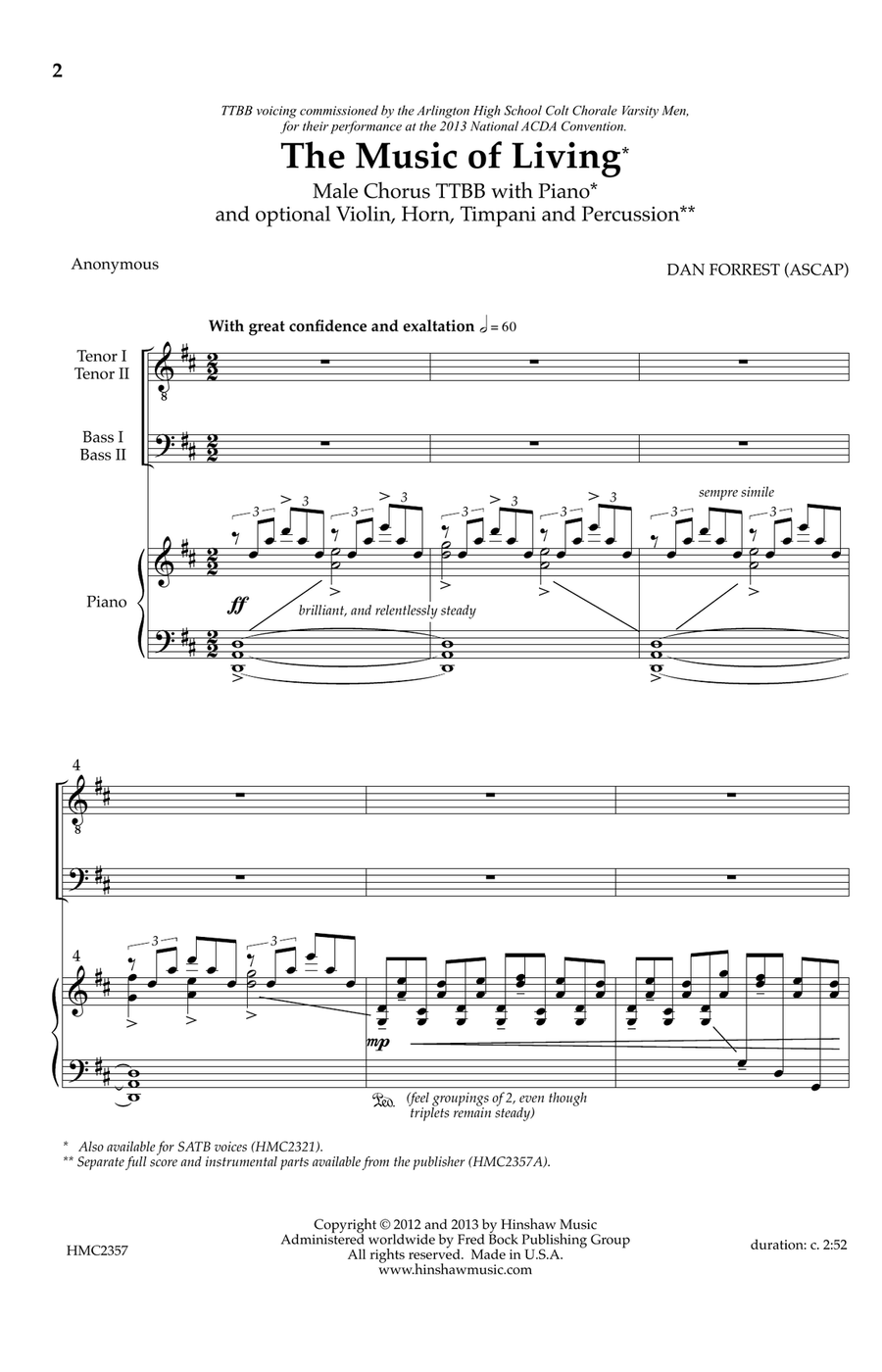 The Music Of Living