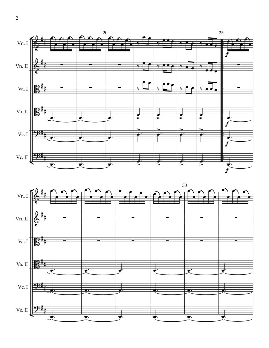 Fooling Yourself (The Angry Young Man) Cello scores gallery preview page 2