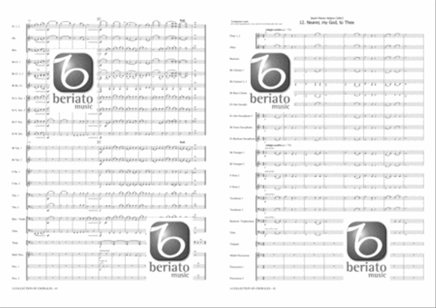 A Collection of Chorales Concert Band scores gallery preview page 22