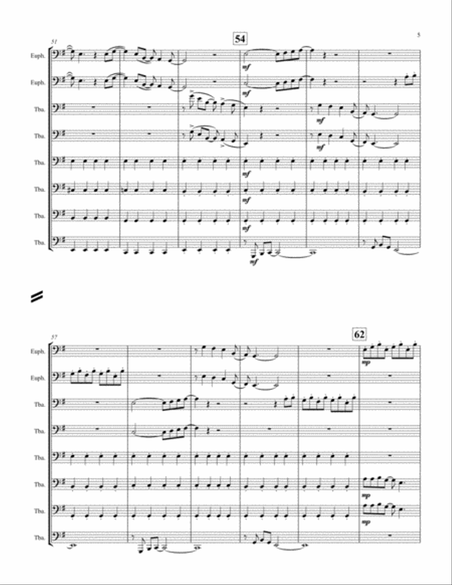 Eleanor Rigby Brass Ensemble scores gallery preview page 5
