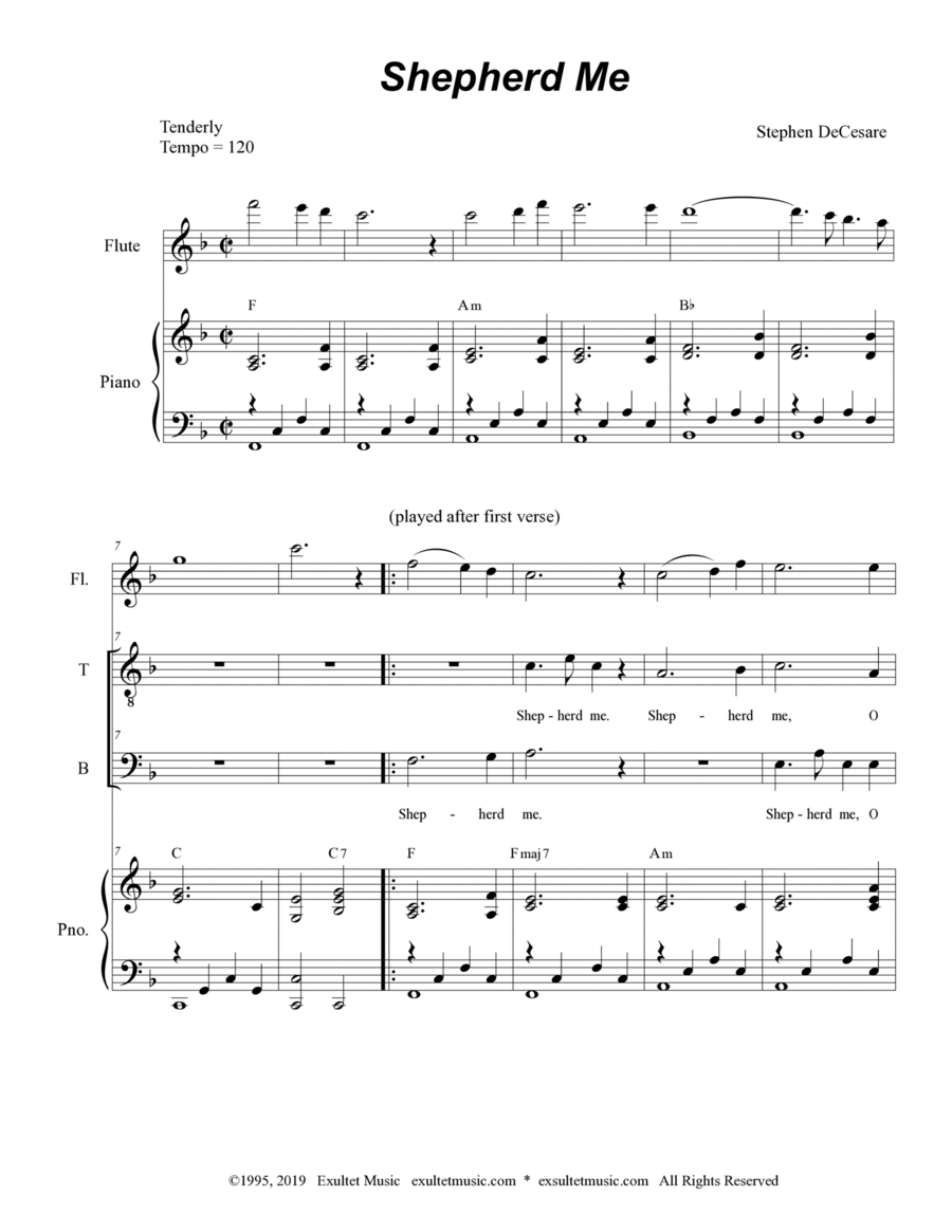 Shepherd Me (2-part choir - (TB) image number null