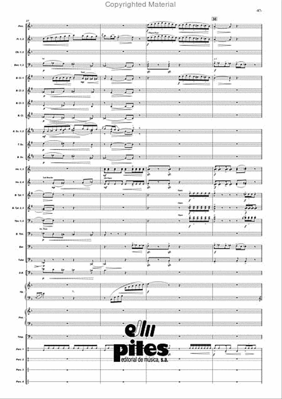 Duende Duende Concert Band scores gallery preview page 88